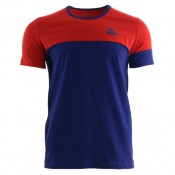 Le Coq Sportif Merrela Tee Ss M Pur Rouge Ultra Blue Rouge T-Shirts Manches Courtes Homme Vendre à des Prix Bas